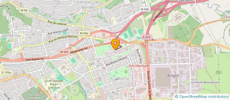 localisation de l'entreprise FRATERNITE CHRETIENNE DE REVEIL  WOIPPY