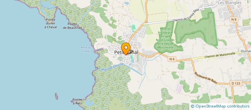 localisation de l'entreprise FRATERNITE D'ACTION RASTAFARI INCORPOREE à PETIT-CANAL