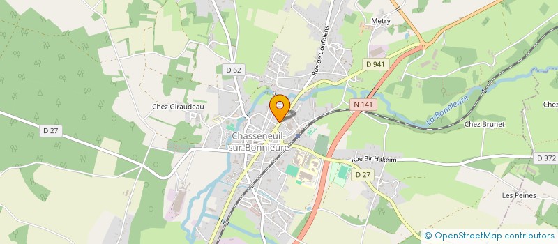 localisation de l'entreprise FRATERNITE DOYENNE DE LA BONNIEURE ET LA TODEN à CHASSENEUIL-SUR-BONNIEURE