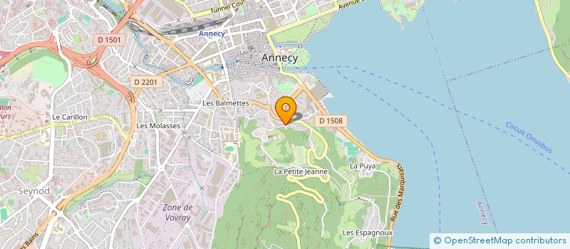 localisation de l'entreprise FRATERNITE DU TEMPS DES CERISES à ANNECY