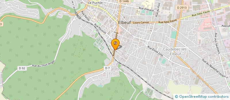 localisation de l'entreprise FRATERNITE ET PARTAGE  ELBEUF