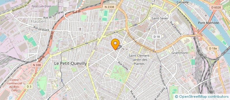 localisation de l'entreprise FRATERNITE FORMATION à ROUEN