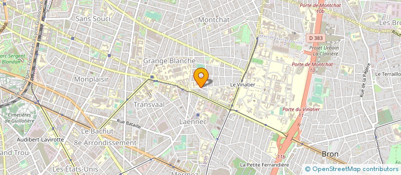 localisation de l'entreprise FRATERNITE FRANCISCAINE  LYON