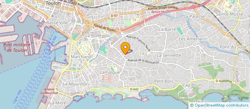 localisation de l'entreprise FRATERNITE FRANCISCAINE SECULIERE  TOULON