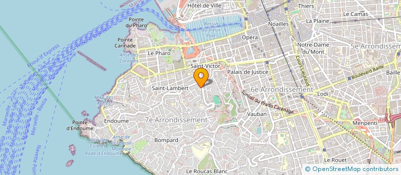 localisation de l'entreprise FRATERNITE FRANCO-UKRAINIENNE PROVENCE à MARSEILLE