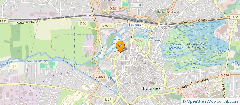 localisation de l'entreprise FRATERNITE GABONAISE BERRICHONNE (FGB)  BOURGES