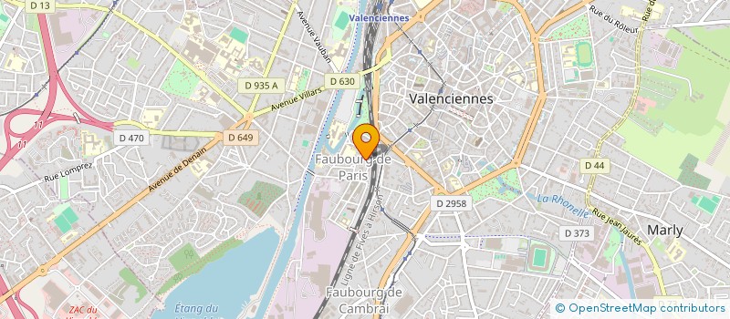 localisation de l'entreprise FRATERNITE ITALIENNE  VALENCIENNES