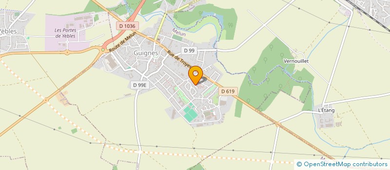 localisation de l'entreprise FRATERNITE MELUNAISE  GUIGNES