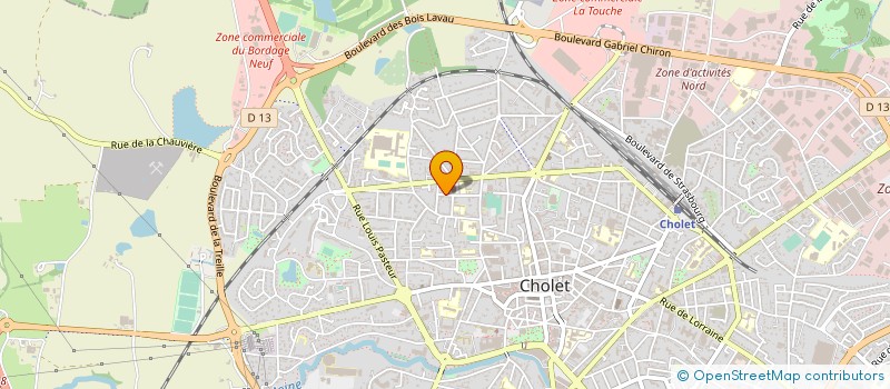 localisation de l'entreprise FRATERNITE MIGRANTS SACRE-COEUR CHOLET à CHOLET