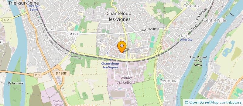 localisation de l'entreprise FRATERNITE POUR L'EGALITE DES CHANCES à CHANTELOUP-LES-VIGNES