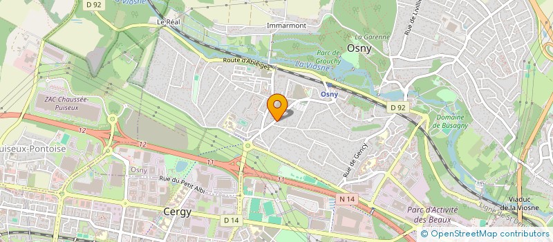 localisation de l'entreprise FRATERNITE POUR LA LUTTE CONTRE LES DISCRIMINATIONS  OSNY