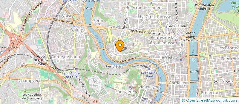 localisation de l'entreprise FRATERNITE PRIERE L'EVANGILE DE LA VIE à LYON