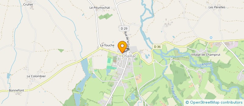 localisation de l'entreprise FRATERNITE SACERDOTALE MGR PIERRE-MARTIN à CHAILLAC