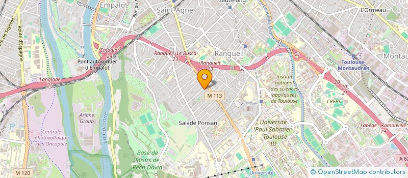 localisation de l'entreprise FRATERNITE SAINT-DOMINIQUE DE TOULOUSE  TOULOUSE