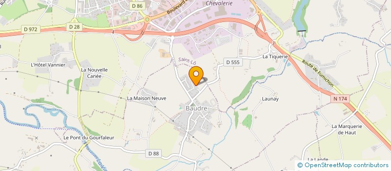 localisation de l'entreprise FRATERNITE SAINT-LOISE  BAUDRE