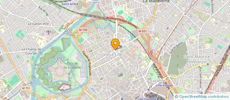 localisation de l'entreprise FRATERNITE SECULIERE CHARLES DE JESUS  LILLE