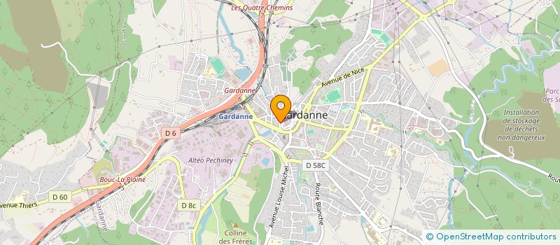 localisation de l'entreprise FRATERNITE SOLIDARITE à GARDANNE