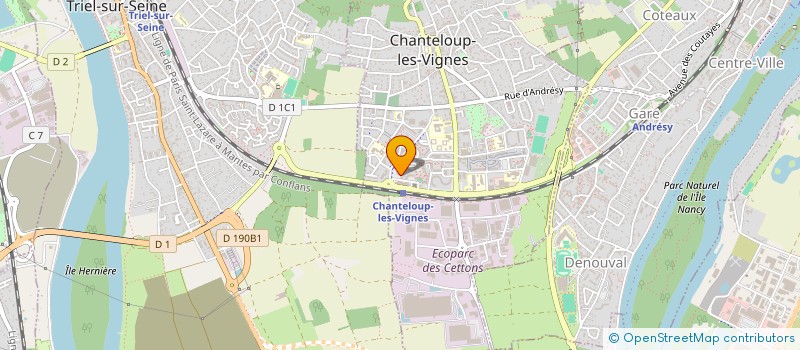 localisation de l'entreprise FRATERNITE SUR TERRE D'ASILE à CHANTELOUP-LES-VIGNES