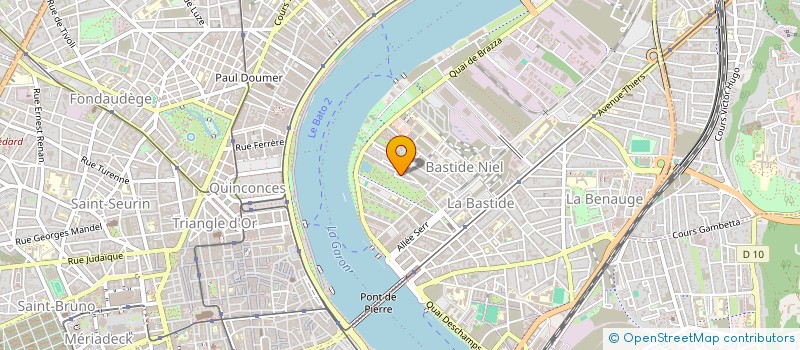 localisation de l'entreprise FRATERNITE33  BORDEAUX