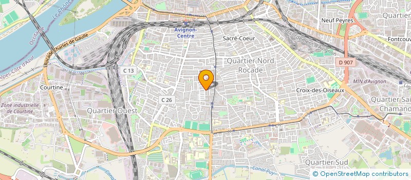 localisation de l'entreprise FRATERNITY OUMMA INTERNATIONAL ( F.O.I )  AVIGNON