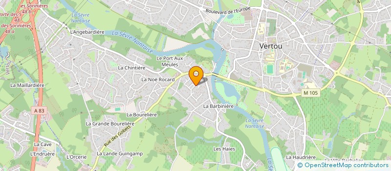 localisation de l'entreprise FRATHOM à VERTOU