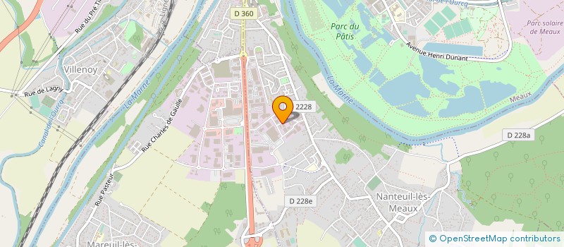 localisation de l'entreprise FRATIM S A à NANTEUIL-LES-MEAUX