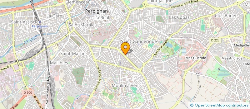 localisation de l'entreprise FRATOCCHI BOUAKEL  PERPIGNAN