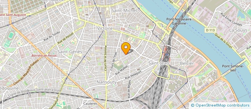 localisation de l'entreprise FRATRES GEMINAE  BORDEAUX