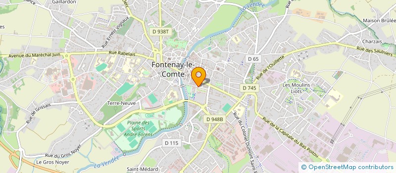 localisation de l'entreprise FRATRI à FONTENAY-LE-COMTE