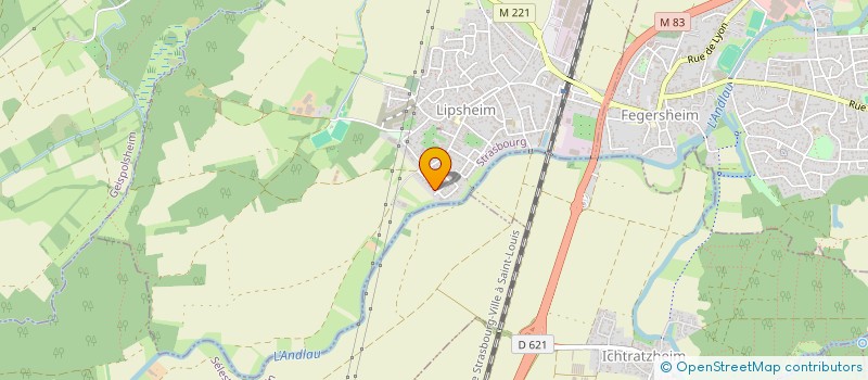 localisation de l'entreprise FRATRIA  LIPSHEIM