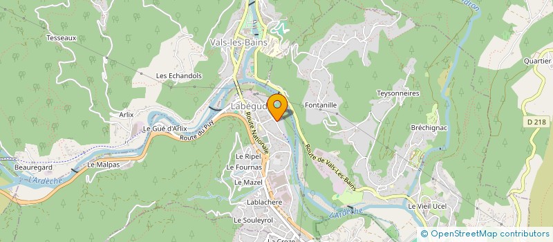 localisation de l'entreprise FRATRIE PIALAT  LABEGUDE