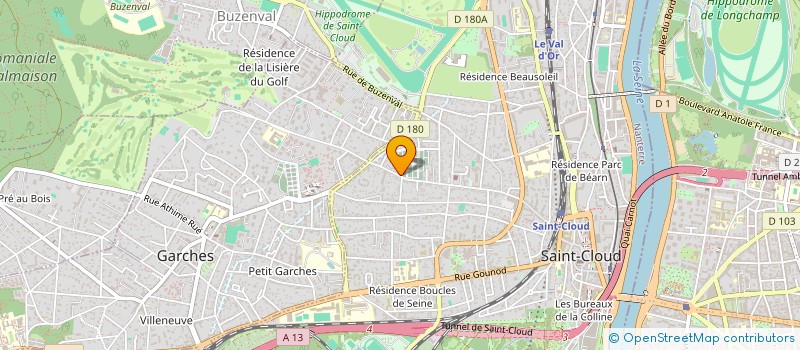 localisation de l'entreprise FRATRIE STAUB à SAINT-CLOUD