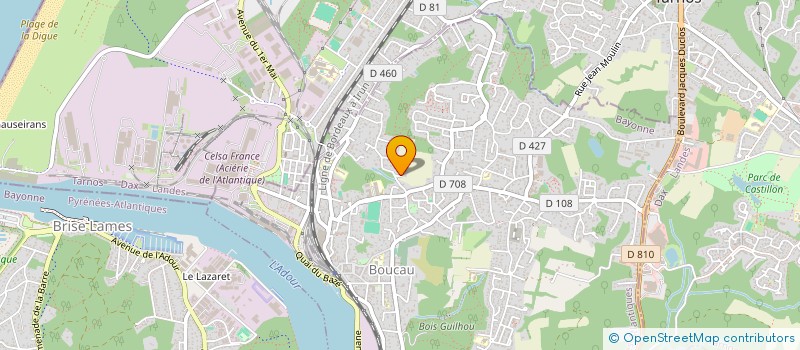 localisation de l'entreprise FRATRIE STENGER  BOUCAU