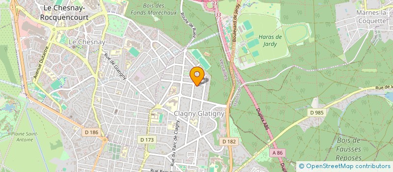 localisation de l'entreprise FRATRIMMO à VERSAILLES