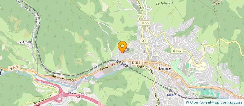 localisation de l'entreprise FRATRIMMO  TARARE