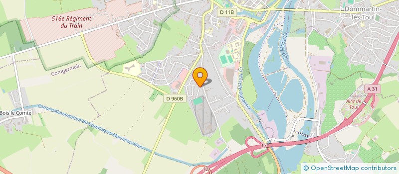 localisation de l'entreprise FRAUDI  TOUL