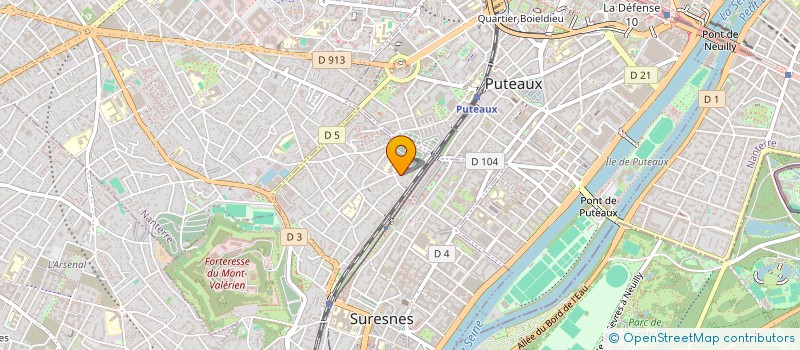 localisation de l'entreprise FRAUDINFI à SURESNES