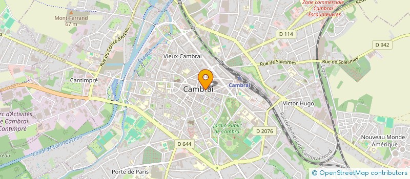 localisation de l'entreprise FRAUNA CAPITAL à CAMBRAI