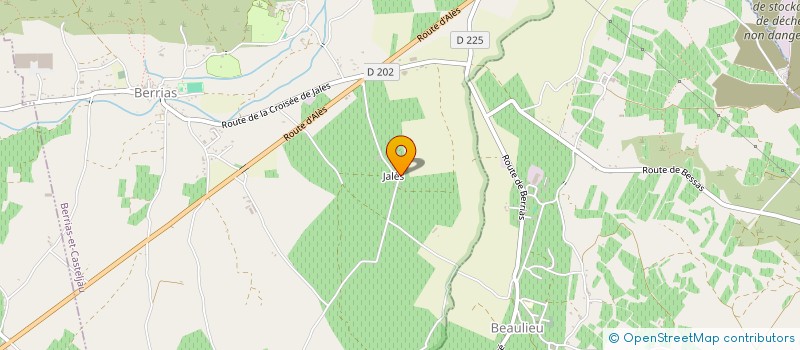 localisation de l'entreprise FRAVALMA à BERRIAS-ET-CASTELJAU
