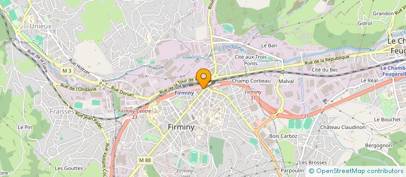 localisation de l'entreprise FRAVAMAKELO à FIRMINY