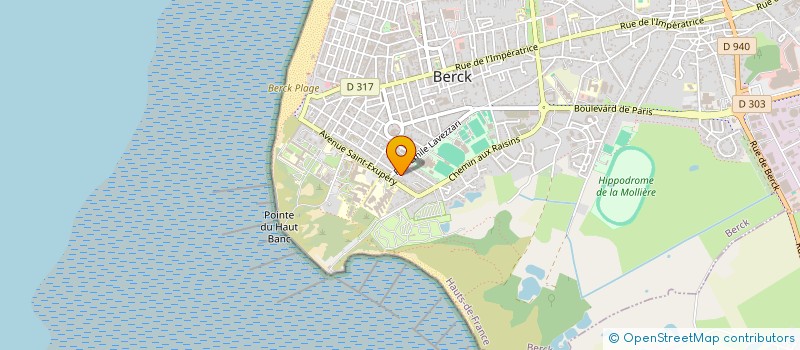 localisation de l'entreprise FRAVESNE  BERCK