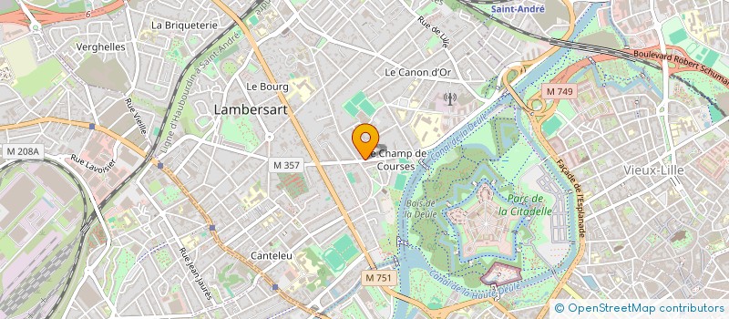 localisation de l'entreprise FRAW à LAMBERSART