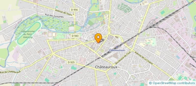 localisation de l'entreprise FRAXARIA à CHATEAUROUX