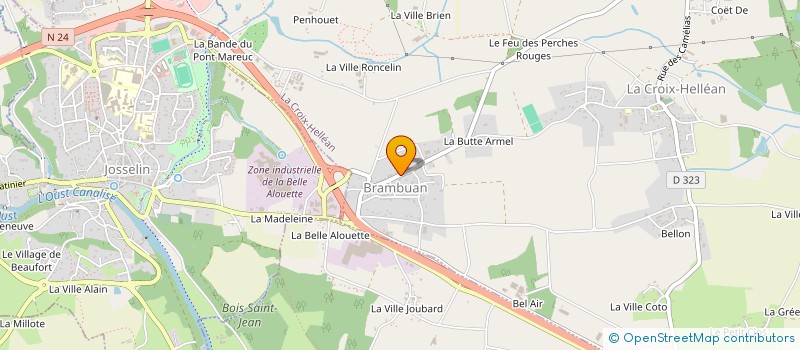 localisation de l'entreprise FRAY à LA CROIX-HELLEAN