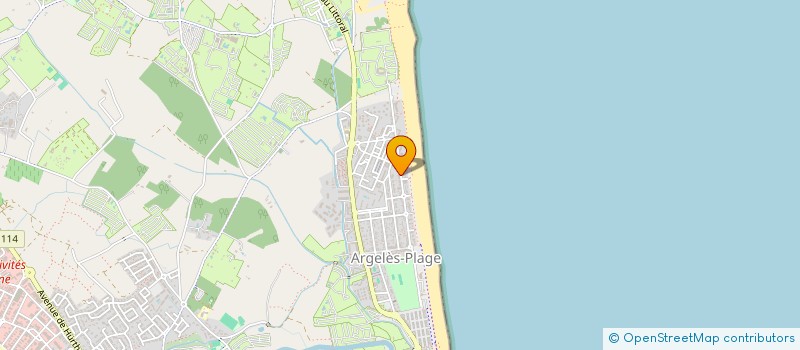 localisation de l'entreprise FRAYOUX à ARGELES-SUR-MER