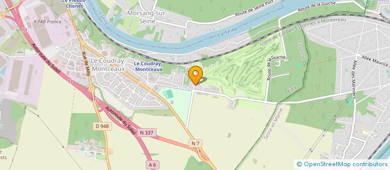 localisation de l'entreprise FRAYSCAL  LE COUDRAY-MONTCEAUX