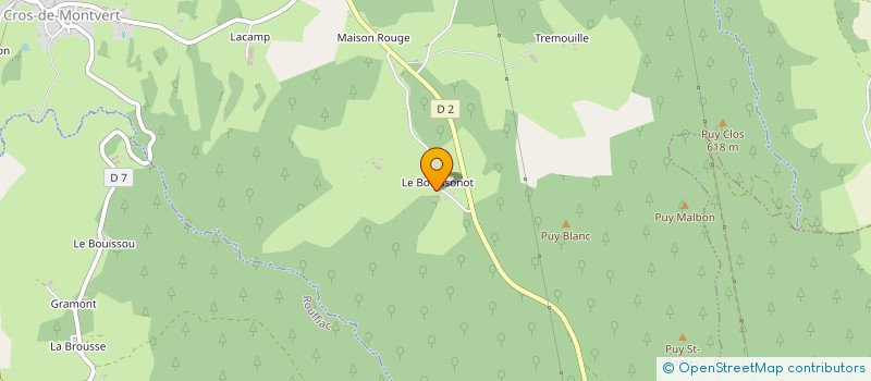 localisation de l'entreprise FRAYSSE FREMILA à CROS-DE-MONTVERT