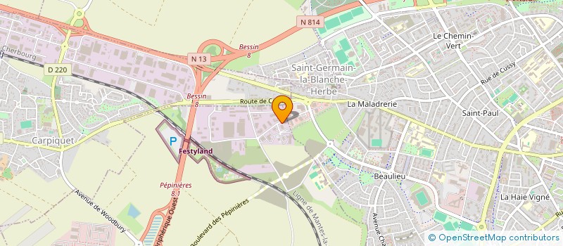 localisation de l'entreprise FRAYSSE INVEST  BRETTEVILLE-SUR-ODON