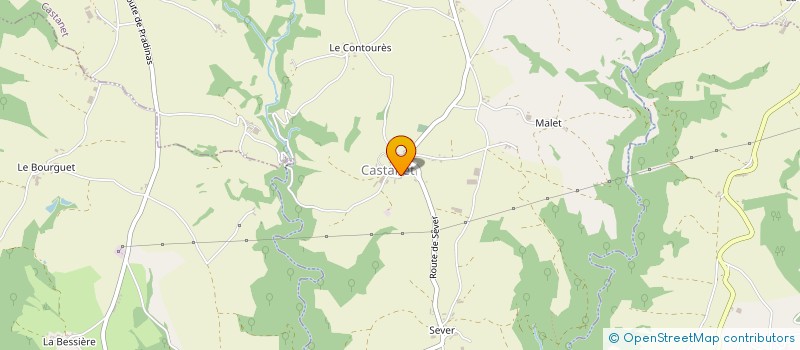 localisation de l'entreprise FRAYSSINET CHRISTIAN  CASTANET