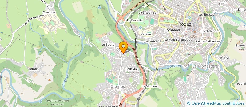 localisation de l'entreprise FRAYSSINHES  DRUELLE BALSAC